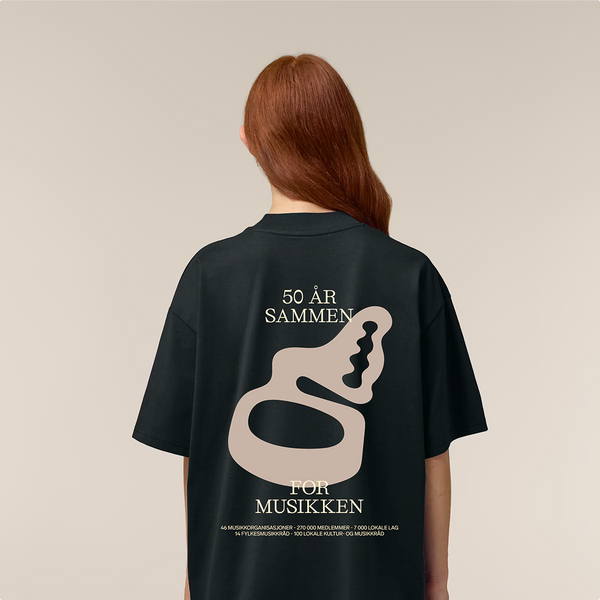 Norsk musikkråd | Oversized T-skjorte | Forhåndssalg