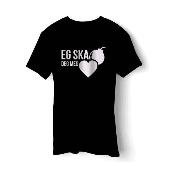 Stavangerkameratene | Eg Ska Bomba Deg Med Kjærlighet | T-shirt