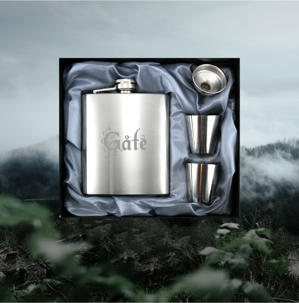 Gåte | Hip flask | Gift Set