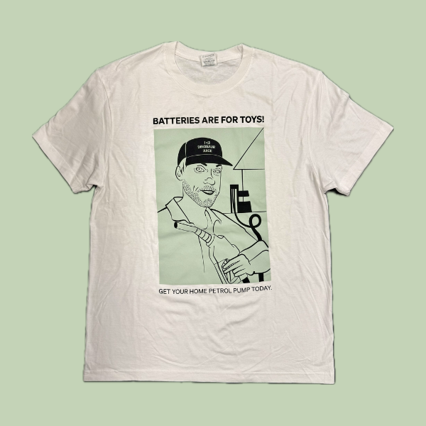 "Batteries are for toys" Tee