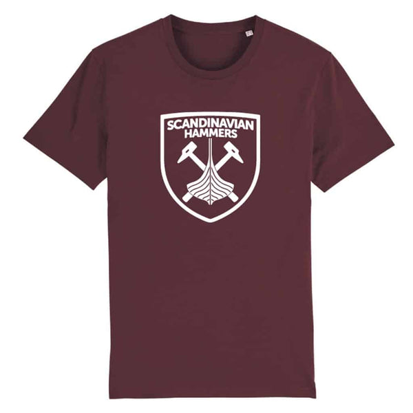 Scandinavian Hammers - T-skjorte - Burgunder