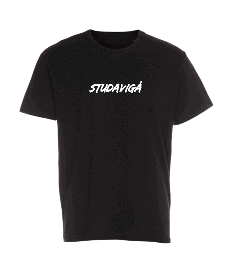 STUDAVIGÅ - Sort T-Shirt